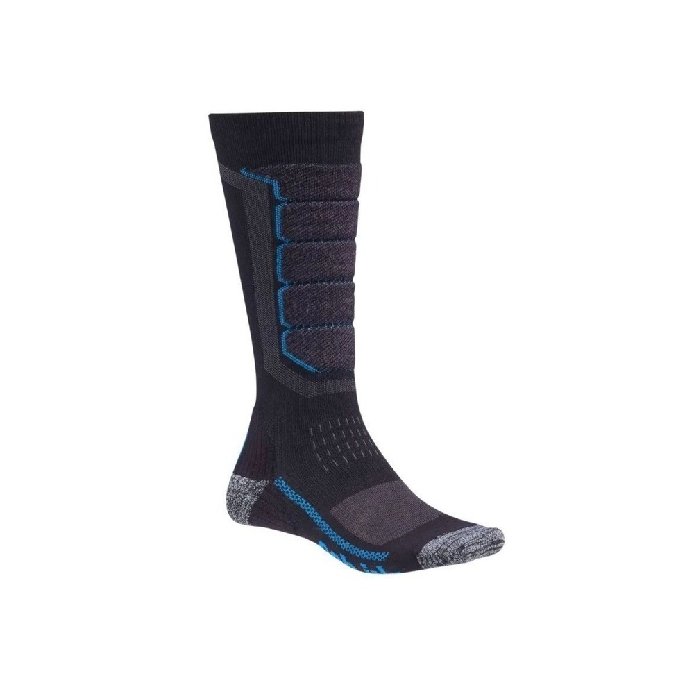 Ski-Doo Active Lightweight Snowmobile Socks Indigo Blue Black M